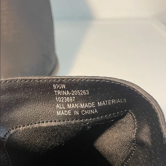 Cloudwalkers Black Faux Crocodile Ankle Boots Trina 9.5W - Picture 6 of 7